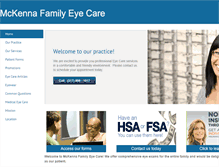 Tablet Screenshot of drmckenna.net